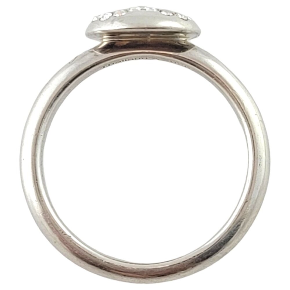 COACH Sterling Silver Heart Ring Size 7.25 #18043 - Picture 5 of 9